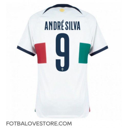 Portugalsko Andre Silva #9 Venkovní Dres MS 2022 Krátkým Rukávem